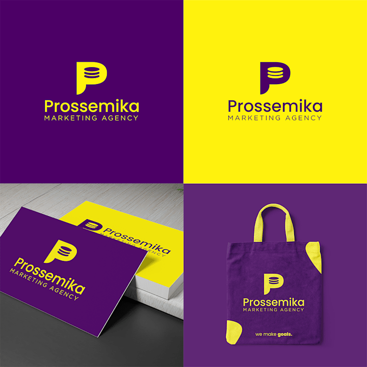 Cover image for Logo Design Concept for Prossemika Marketing Agency :: Behance