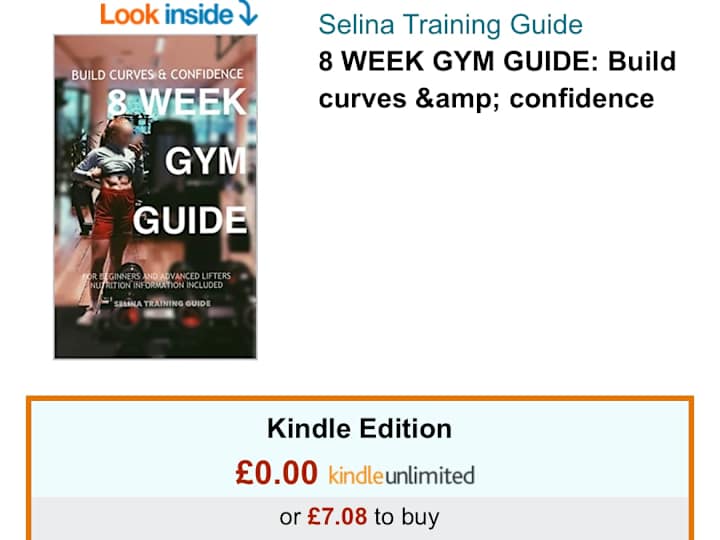 Cover image for 8 WEEK GYM GUIDE: Build curves & confidence eBook : Training Gu…