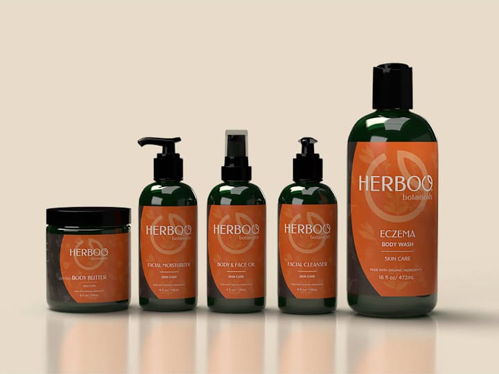 Cover image for HERBOO botanicals Visual Identity Program