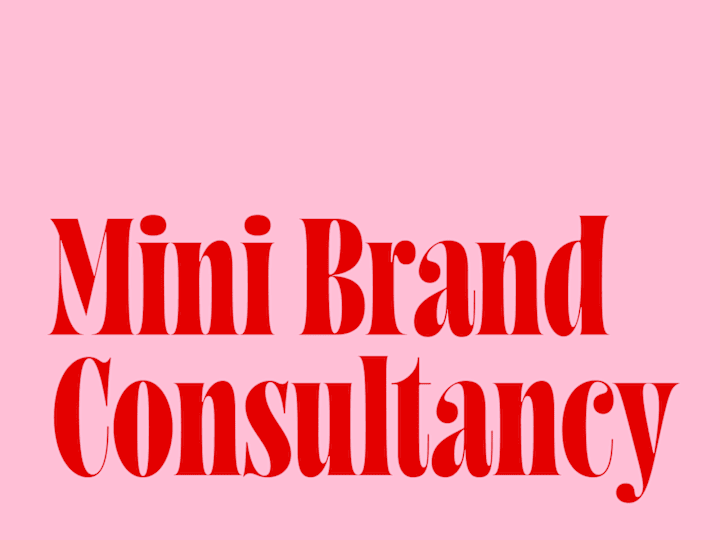 Cover image for Mini Brand Consultancy