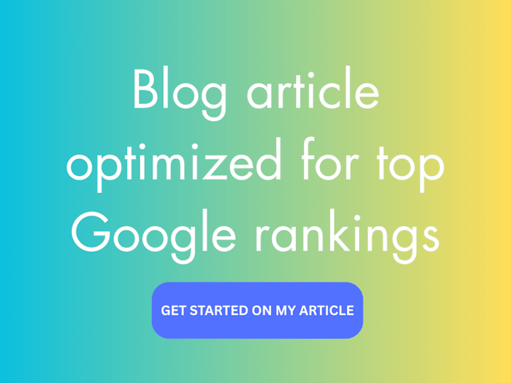 Cover image for Get a blog post that ranks high in Google & gets you traffic