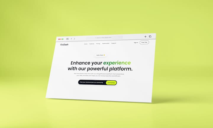 Cover image for FinDash: SaaS Marketing Landing Page