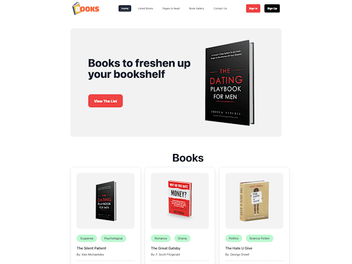 Cover image for mern full stack Books Website