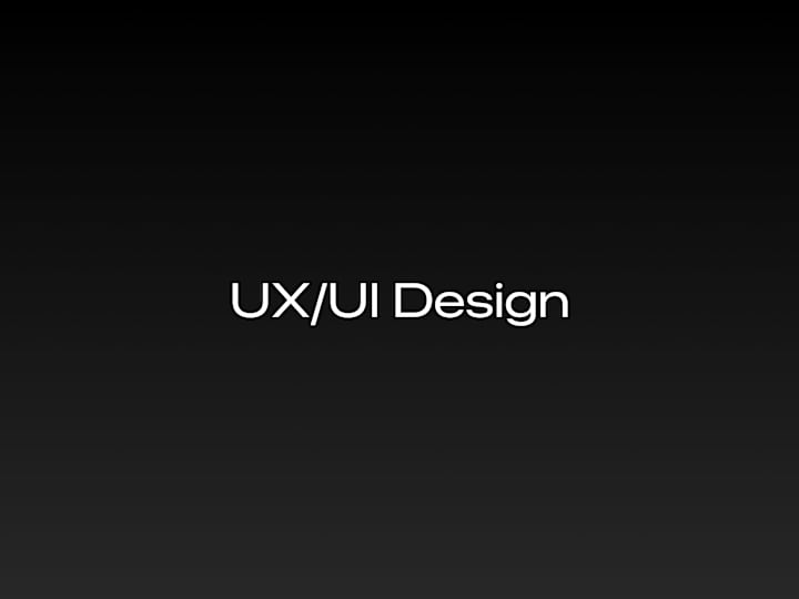 Cover image for UX/UI Design