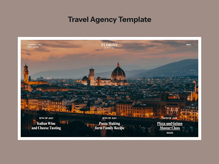 Cover image for Travel Agency Template