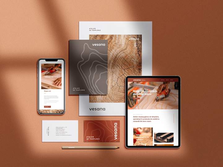 Cover image for Brand Identity Design and Website for Vesana