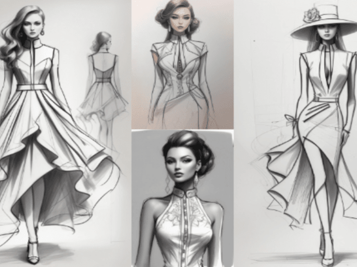 Cover image for Fashion design (pincel sketch)