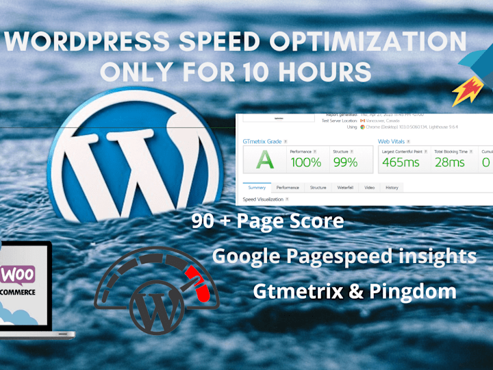 Cover image for wordpress website speed optimization