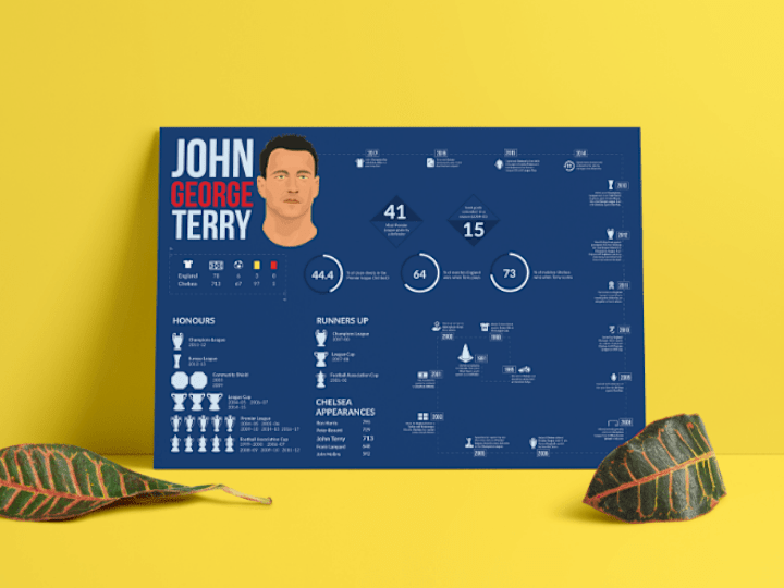 Cover image for John George Terry - A Sketchboat Infographics project.