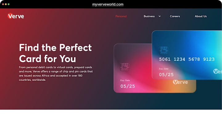 Cover image for Verve Card Websites