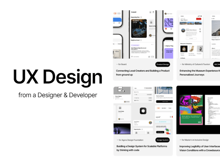 Cover image for UX Design