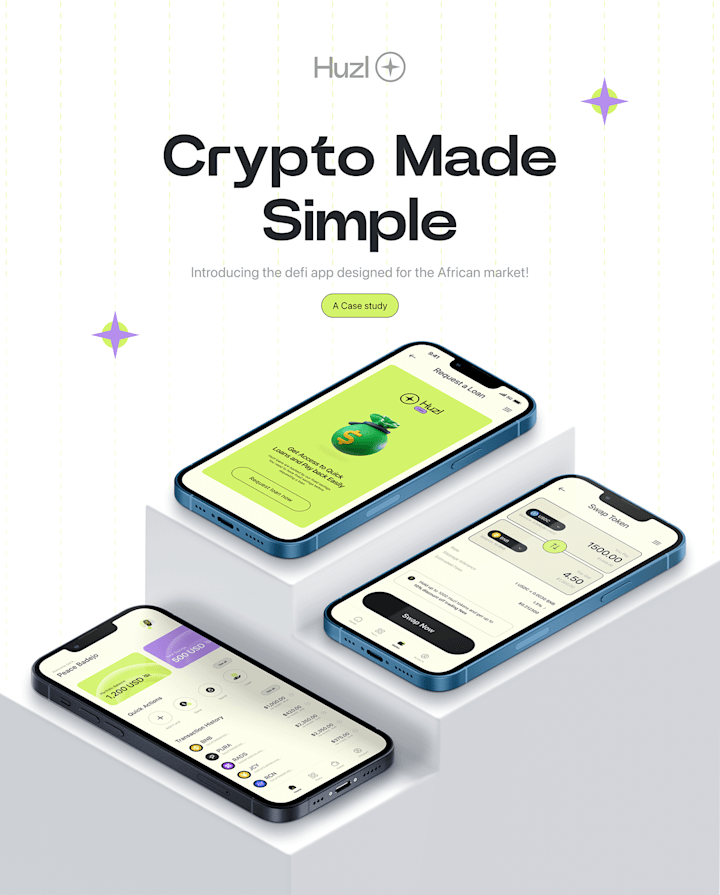 Cover image for Huzl Defi Mobile App (UX Case-study) :: Behance