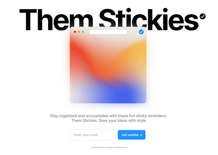 Cover image for Them Stickies