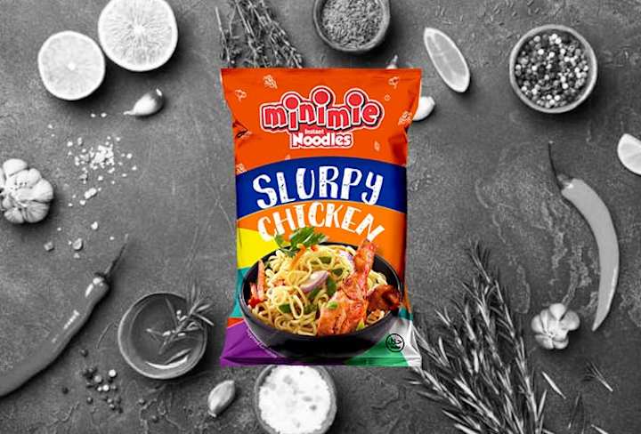 Cover image for Minimie Slurpy Chicken Noodles