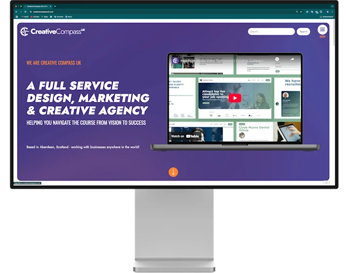 Cover image for Brand & Web Development for Creative Compass UK