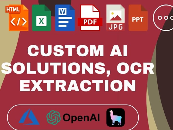 Cover image for Chat GPT AI Application Developer | OCR Text Image Extraction