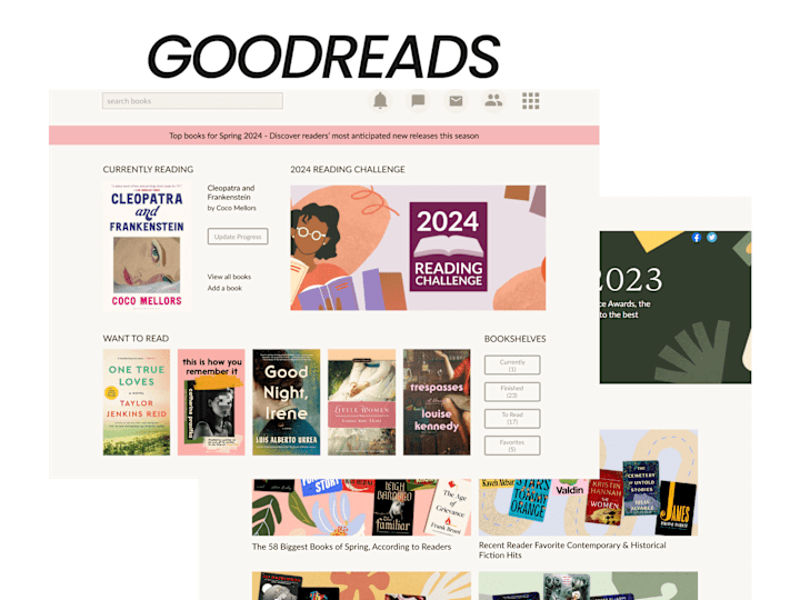 Cover image for Website Redesign: Goodreads