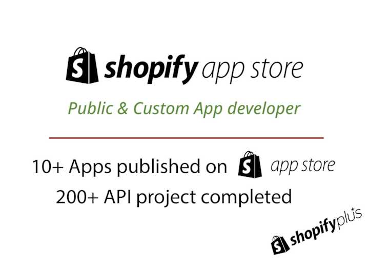 Cover image for shopify app developer and API integration expert