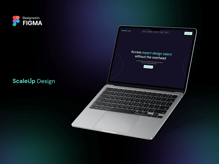 Cover image for ScaleUp Design | Webflow landing page development