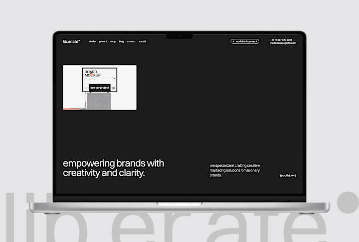 Cover image for Liberate - Agency Webflow Website