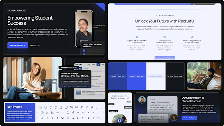 Cover image for RecruitU Framer Site