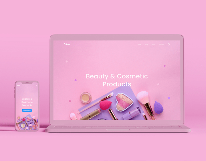 Cover image for Vim Beauty Ecommerce Website