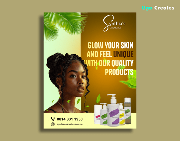 Cover image for Social Media Design For Synthia's Cosmetics