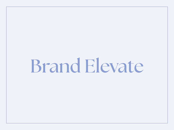 Cover image for Brand Elevate