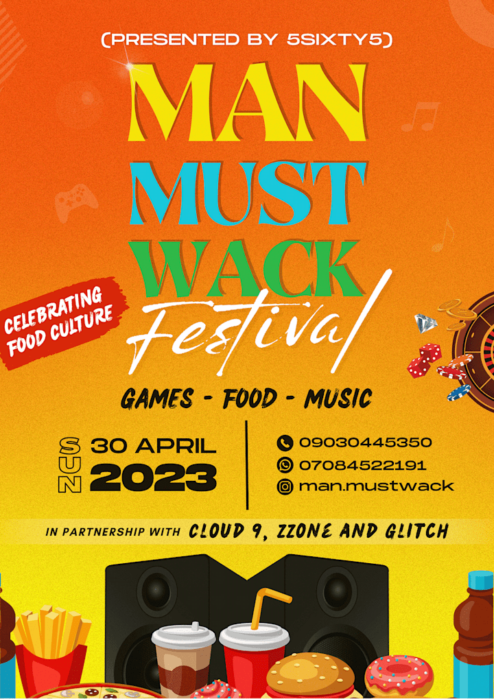 Cover image for MAN MUST WACK Festival Promotional Designs