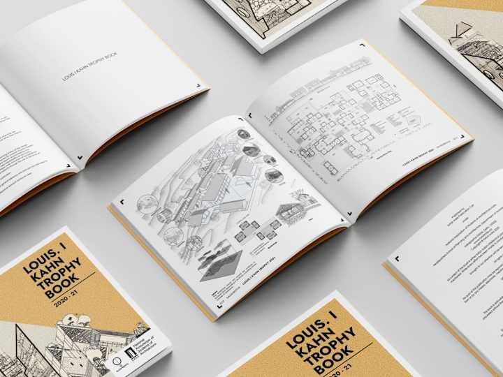 Cover image for Curation of Louis I Kahn Design Trophy Book