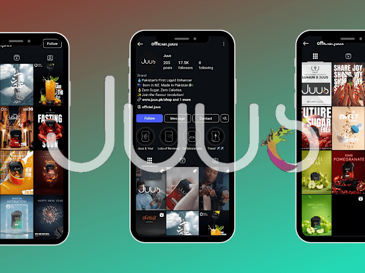 Cover image for JUUS | Instagram Overhaul with AI and Influencer Content