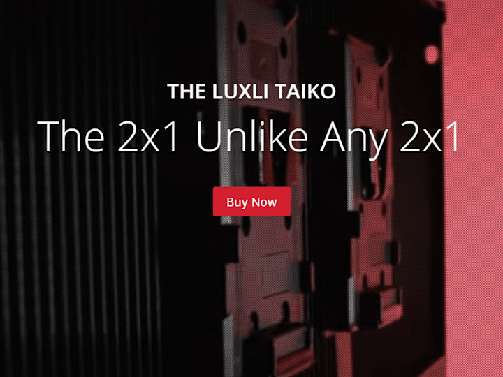 Cover image for Landing Page: Luxli Taiko 2x1 LED Panel