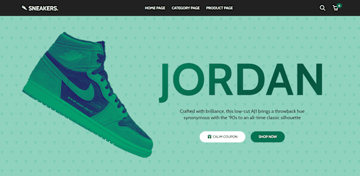 Cover image for  React Responsive Sneakers Store