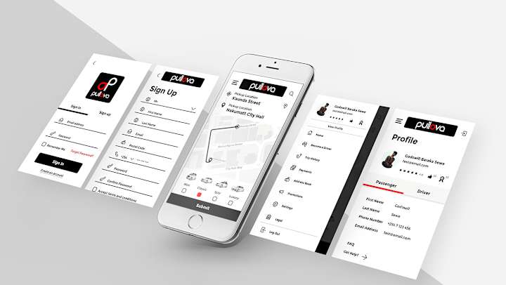 Cover image for New Pullova app Screen on Behance