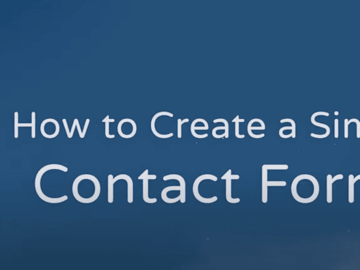 Cover image for How to Create a Simple Contact Form - Gravity Forms Tutorial - …