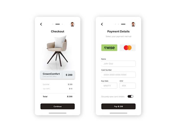 Cover image for Checkout & Payment UI