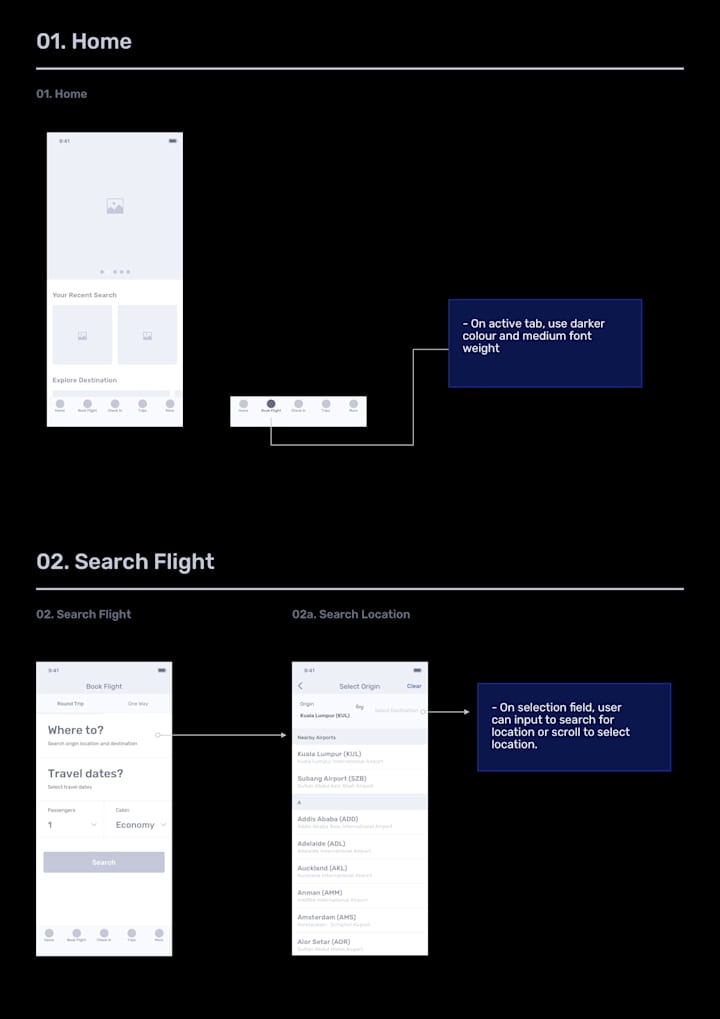 Cover image for User research project- Airline App