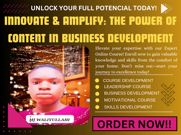 Cover image for Innovate & Amplify: The Power of Content in Business Development