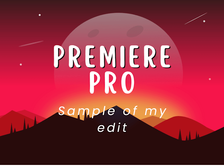 Cover image for Sample of my edited video