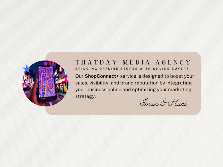 Cover image for ShopConnect+ boost your sales, visibility, and brand reputation