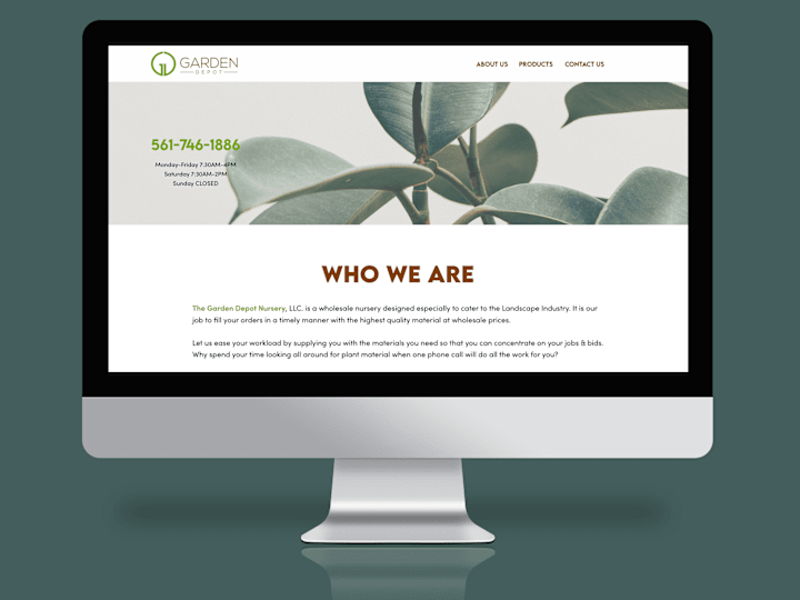 Cover image for Garden Depot Web Redesign