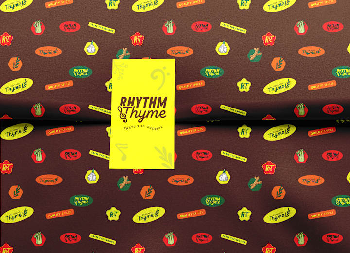 Cover image for Rhythm and Thyme-Spice Company Brand Identity Design 