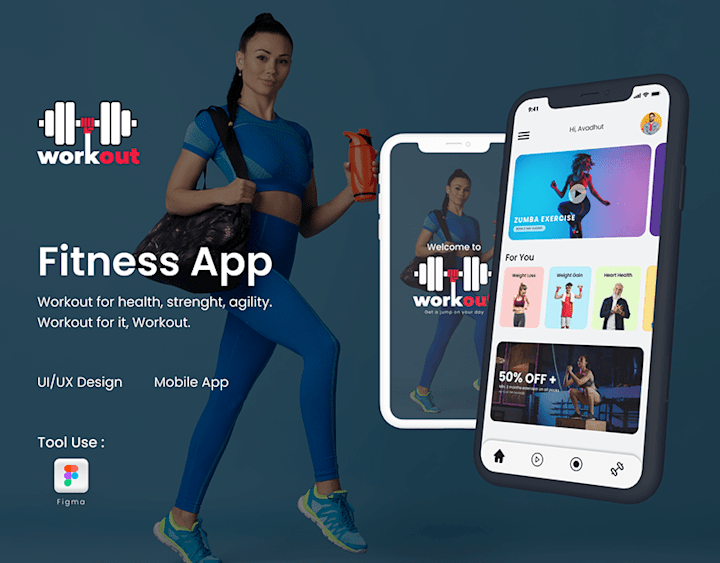 Cover image for Workout- Fitness Mobile App