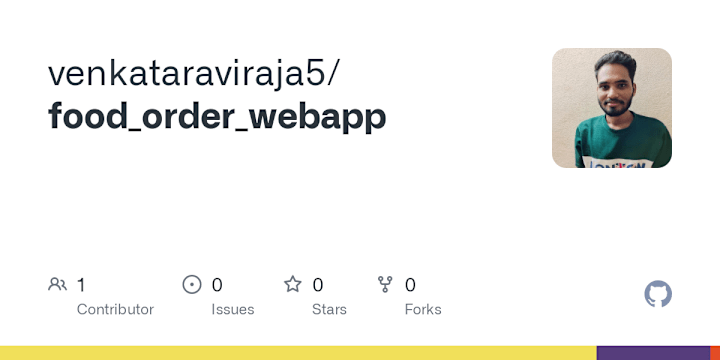 Cover image for venkataraviraja5/food_order_webapp