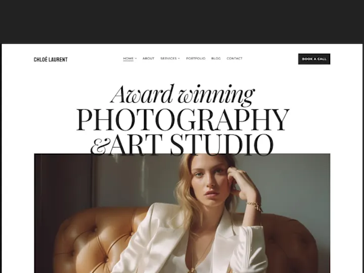 Cover image for Chloe Laurent : Framer A Fashion & Photography template 