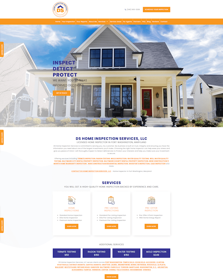 Cover image for App For Service Home Inspector in Fort Washington, Maryland