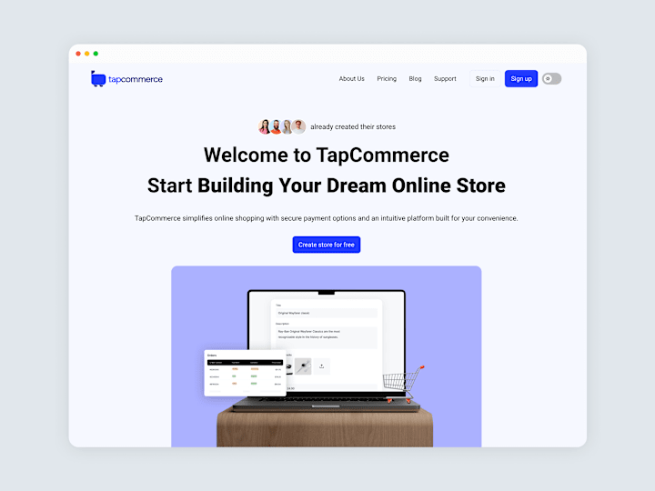 Cover image for TapCommerce - Framer Design & Build 