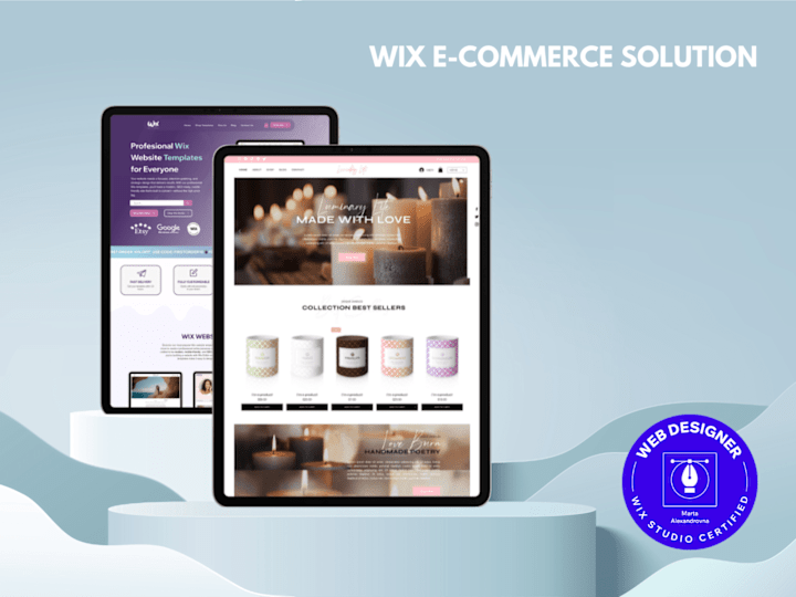 Cover image for Wix E-commerce Solutions with SEO Optimization