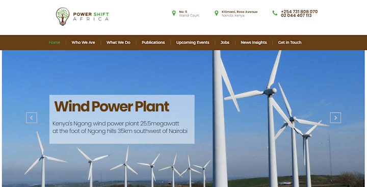 Cover image for Power Shift Africa