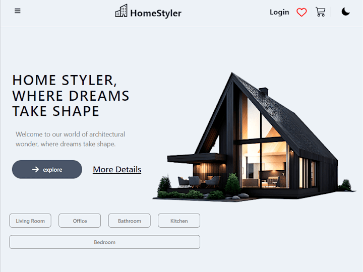 Cover image for Home Stylers - Website Built on React js